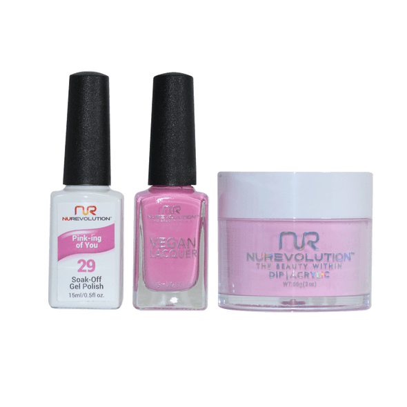 Gel + Lacquer 29 Pink-ing Of You
