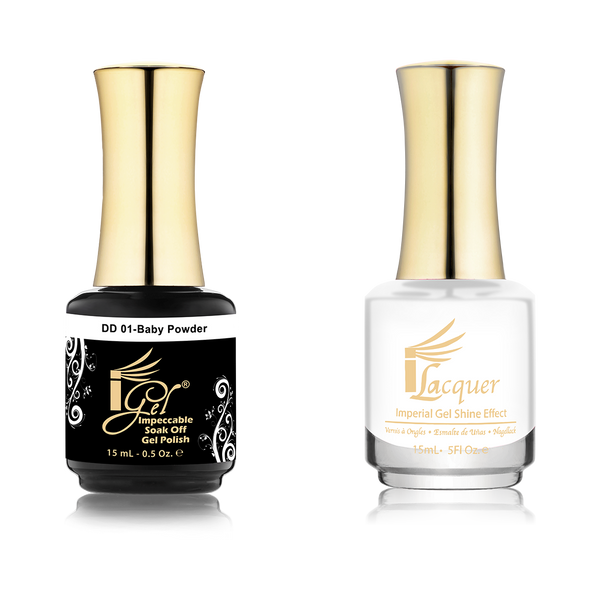 iGel Pure White gel and lacquer combo 15ml