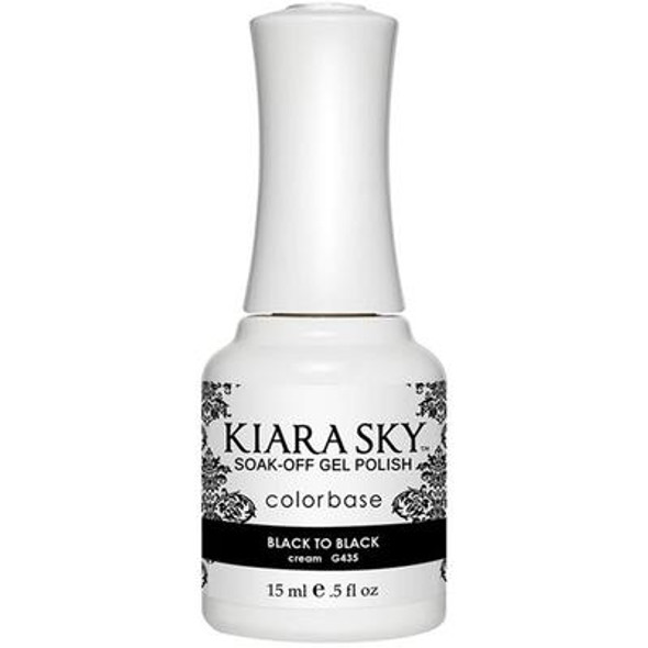 Kiara Sky - Black to Black - gel polish 15ml