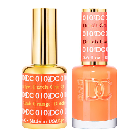 DND DC Gel + Lacquer Dutch Orange #010