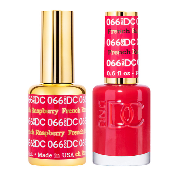 DND DC Gel + Lacquer Thai French Raspberry #066