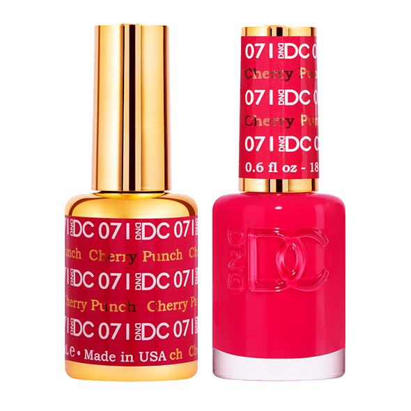 DND DC Gel + Lacquer Cherry Punch #071