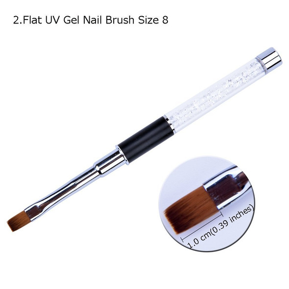 Kolinsky gel brush, size 8