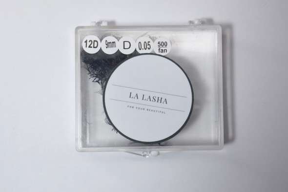 La Lasha 12D 0.05 Premade Fan - 9mm