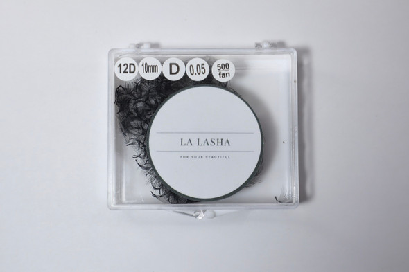 La Lasha 12D 0.05 Premade Fan - 10mm