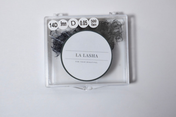 La Lasha 14D 0.05 Premade Fan - 9mm