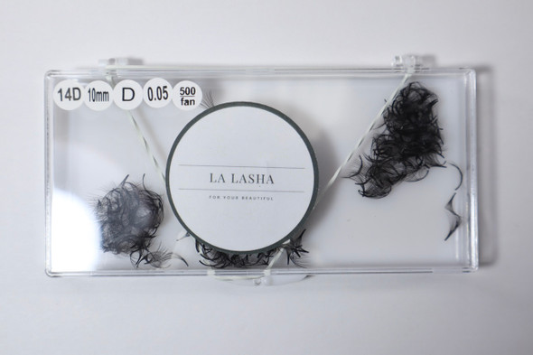 La Lasha 14D 0.05 Premade Fan - 10mm