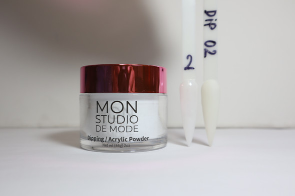 Mon Studio de Mode - Dipping / Acrylic ZX02 - Milky White 2oz