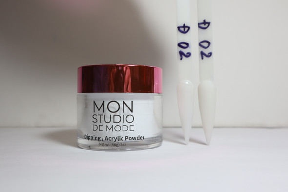 Mon Studio de Mode - Dipping / Acrylic ZX02 - Milky White 2oz