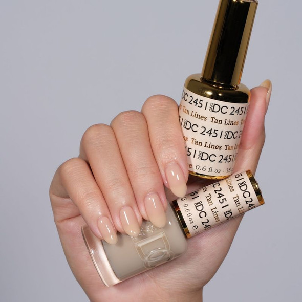 DND DC Gel + Lacquer Tan Lines #2451