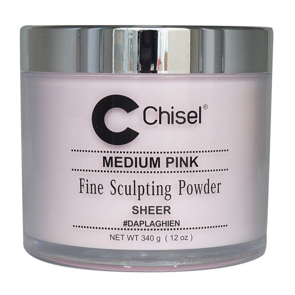 Chisel Acrylic Powder Medium Pink 12oz