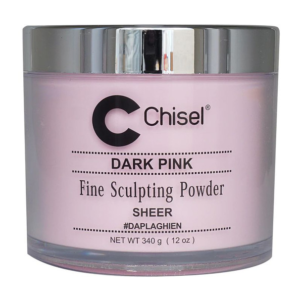 Chisel Acrylic Powder Dark Pink 12oz