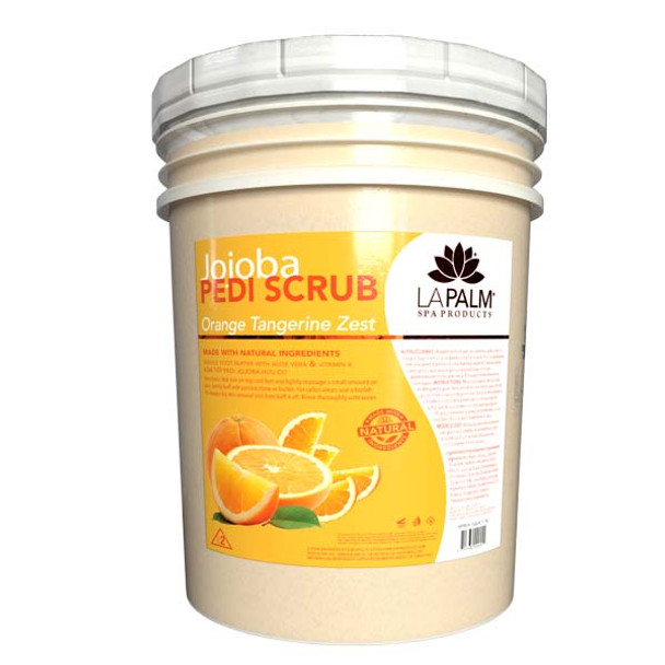 La Palm - Jojoba Pedi Scrub Orange Tangerine Zest - 5 gallons