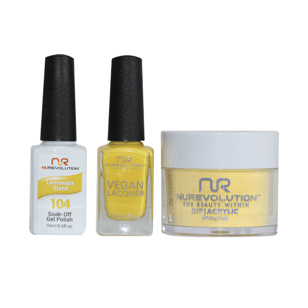 Gel + Lacquer 104 Lemonade Stand
