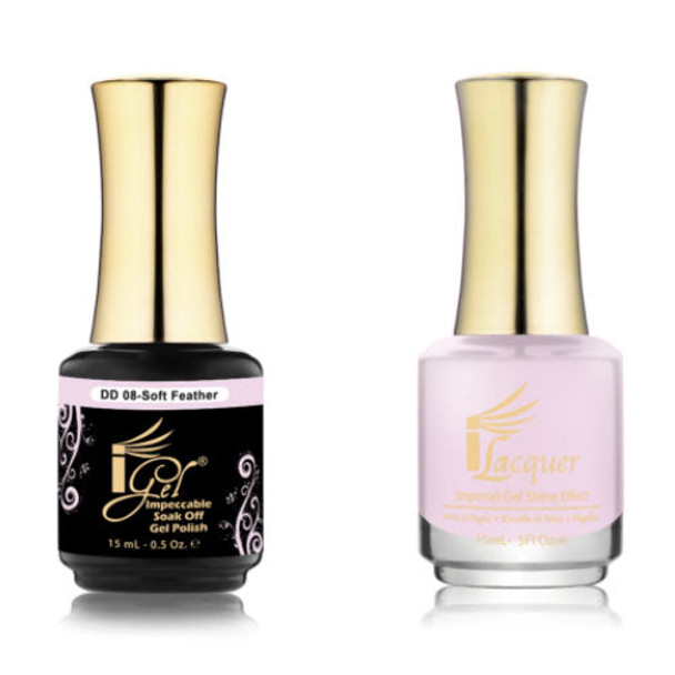 iGel Gel & Polish Duo, DD008 - Soft Feather