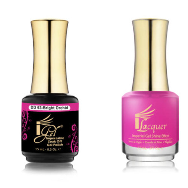 iGel Gel & Polish Duo, DD063 - Bright Orchid