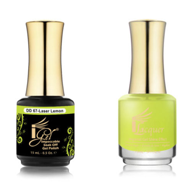 iGel Gel & Polish Duo, DD067 - Laser Lemon