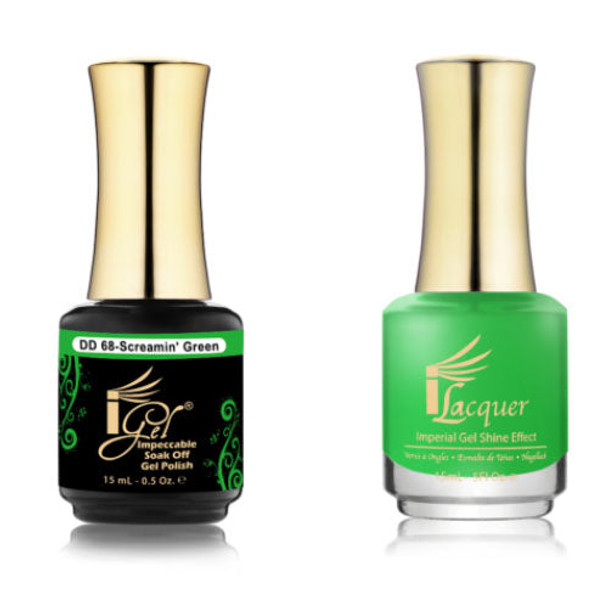 iGel Gel & Polish Duo, DD068 - Screamin' Green