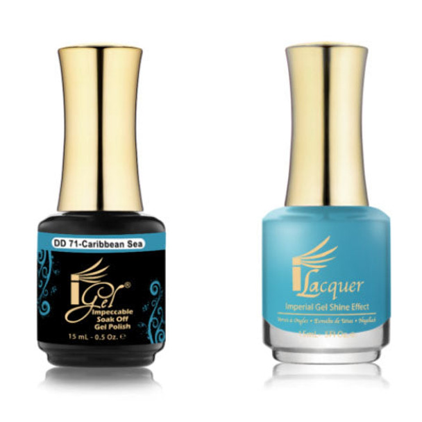 iGel Gel & Polish Duo, DD071 - Caribbean Sea