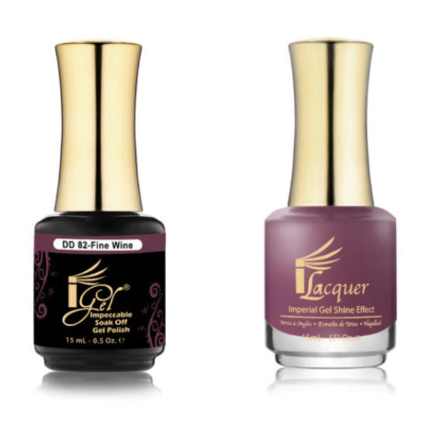 iGel Gel & Polish Duo, DD082 - Fine Wine