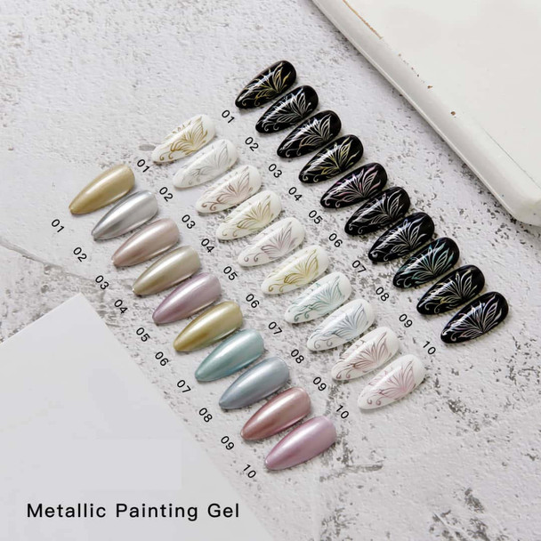 Metallic Painting Gel - Color Number 2