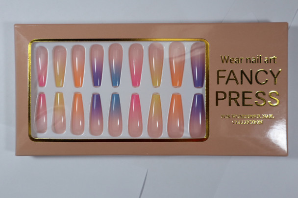 Pre-made press on nails set 6