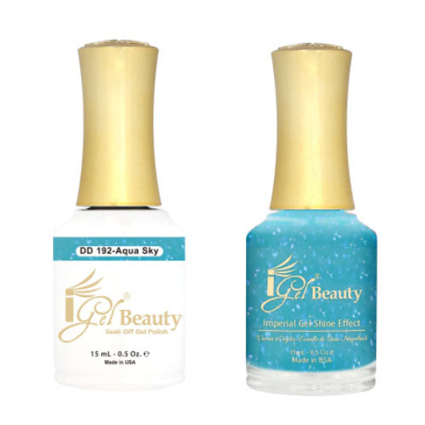 iGel Gel & Polish Duo, DD192 - Aqua Sky
