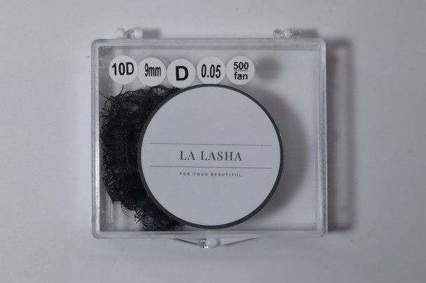 La Lasha 10D 0.05 Premade Fan - 9mm