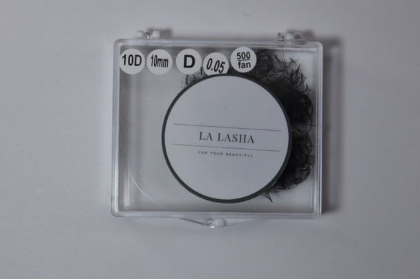 La Lasha 10D 0.05 Premade Fan - 10mm