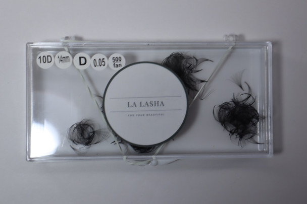 La Lasha 10D 0.05 Premade Fan - 14mm