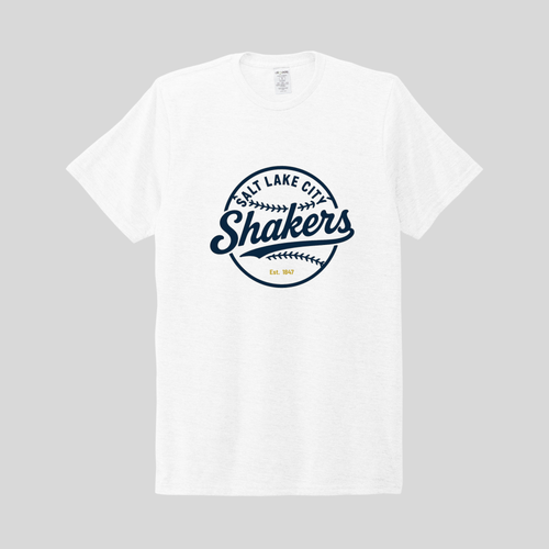 Salt Lake City Shakers Baseball tshirt - white