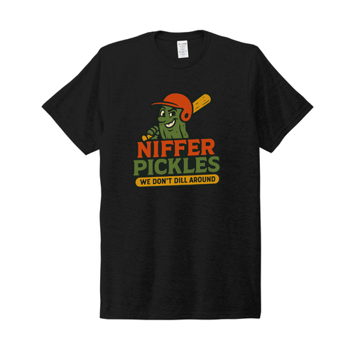 The Niffer Pickles Baseball Team tee shirt - black