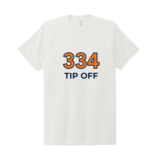 334 Fast Break Basketball T-Shirt | Vintage College Hoops Tee Inspired by Auburn Basketball Tradition - off white