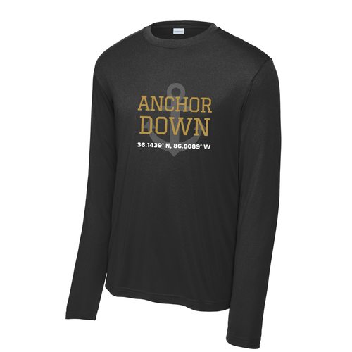 Anchor Down (Vanderbilt University) Stadium Coordinates performance tee - black