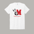 Miami Forever Curved Red Letters - Bright White