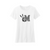 BRIGHT WHITE MIAMI GREYSCALE WOMEN'S TEE
