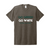 Go Green, Go White Stadium coordinates tee shirt - earthy brown