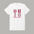 Ohio State University football stadium coordinates tee - WHITE