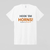 Hook 'em horns! (Univ of Texas) Stadium Coordinates tee - white