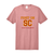 Fight on SC (USC) Football Stadium Coordinates Tee - pink