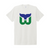 Hartford whalers logo tee - off white