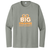 Go Big Orange Univ of TN Stadium Coordinates long sleeve tee - concrete