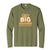 Go Big Orange Univ of TN Stadium Coordinates long sleeve tee - olive drab