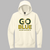 Go Blue! University of Michigan Stadium Coordinates hoodie - gardenia