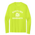 Hustling Marmosets Long Sleeve Moisture Wicking Tee - neon yellow