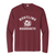Hustling Marmosets Long Sleeve Moisture Wicking Tee - maroon