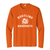 Hustling Marmosets Long Sleeve Moisture Wicking Tee - deep orange