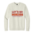 Let's Go Hokies Stadium Coordinates Sweatshirt - oatmeal
