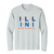ILLINI Stadium Coordinates long sleeve moisture wicking tee - silver