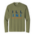 ILLINI Stadium Coordinates long sleeve moisture wicking tee - olive drab